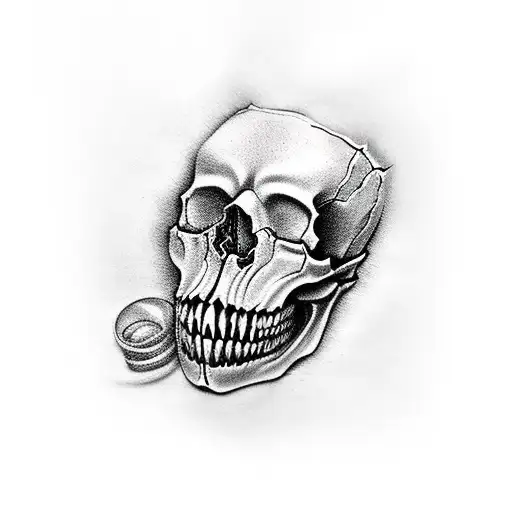 apex predators skulls tattoo design idea