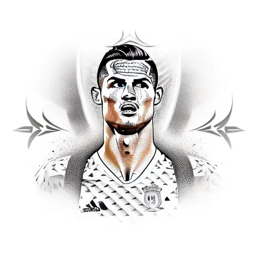 CR7 tattoo design idea