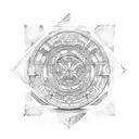 ancient architecture with greek gods  tattoo design idea