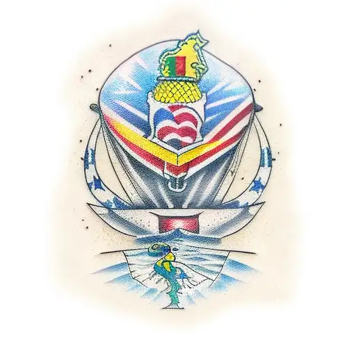 representing brazil tattoo design idea