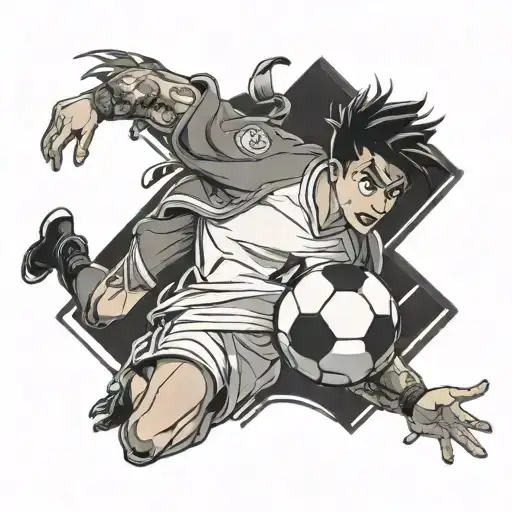 Soccer, animes, famaly and fe tattoo design idea