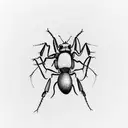 3 carpenter ants tattoo design idea
