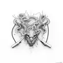 electrician  tattoo design idea