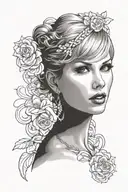 Taylor swift eras tour taylor tattoo design idea
