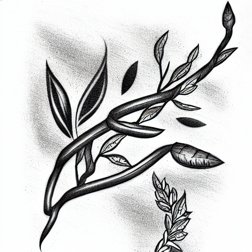 Olive Branch tattoo design idea
