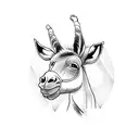 donkey tough guy tattoo design idea