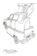 "Fleetwood Coupe DeVille 1986-2022" tattoo design idea