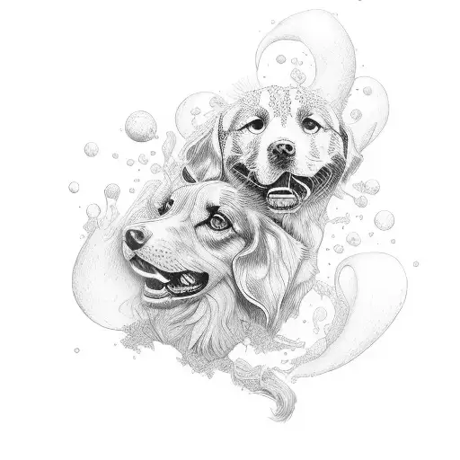 writing names "Scarlett and Oscar" tattoo design idea