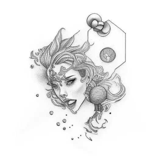 Scarlett and Oscar  tattoo design idea