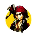 Jack Sparrow tattoo design idea