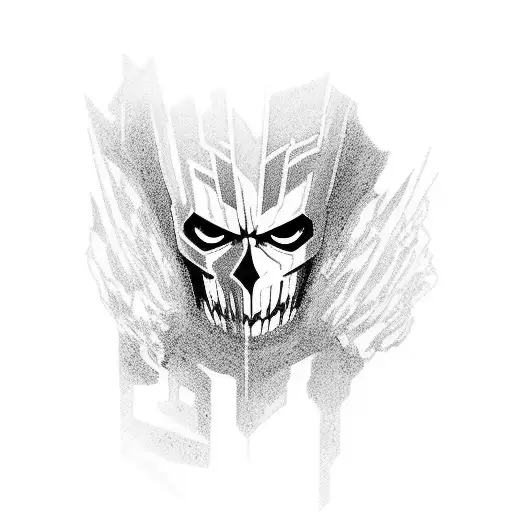 Teen Titans Raven  tattoo design idea