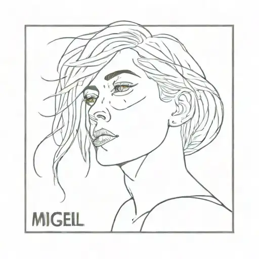 name Miguel angel tattoo design idea
