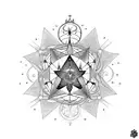 Create a stunning tattoo design inspired by the Scorpio constellation, with each star representing one of the 7 chakras. tattoo design idea