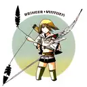 mended arrow with feather tattoo design idea