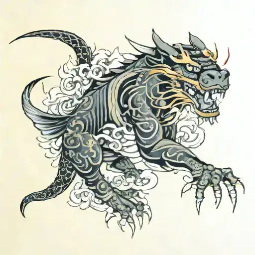 Toji Fushiguro tattoo design idea