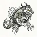 Toji Fushiguro tattoo design idea