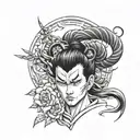 Toji Fushiguro tattoo design idea