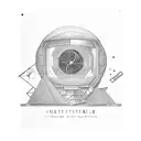 interstellar movie bookshelf tattoo design idea