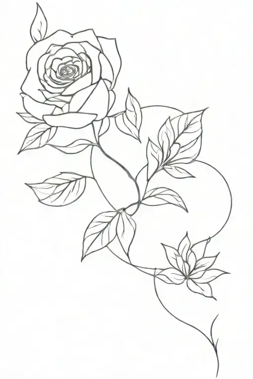 Collarbone tattoo design idea
