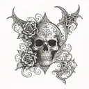 line work tattoo design idea