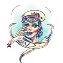 gypsy tattoo design idea