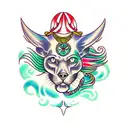 gypsy tattoo design idea