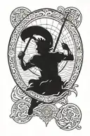 power st Christopher   tattoo design idea