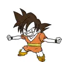 goku with luffy tattoo design idea