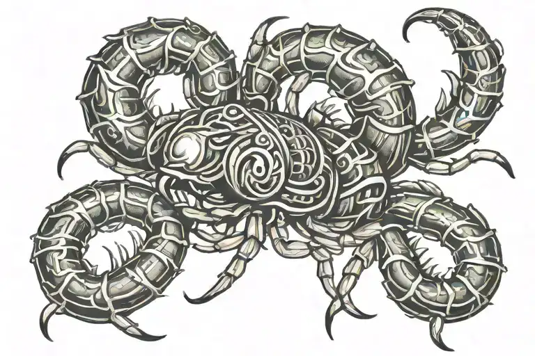 Scorpion tattoo design idea