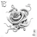 Snake 3d tattoo design idea