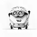 Minions as mechanics tattoo design idea