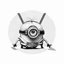 Minions as mechanics tattoo design idea