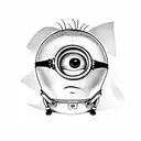 Minions as mechanics tattoo design idea