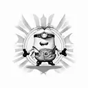 Minions  tattoo design idea