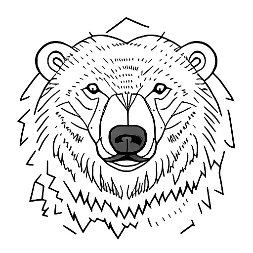 polar bear stuffed animal tattoo design idea