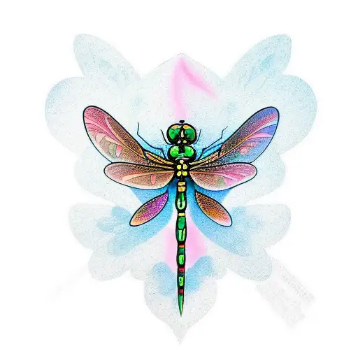 Dragonfly tattoo design idea