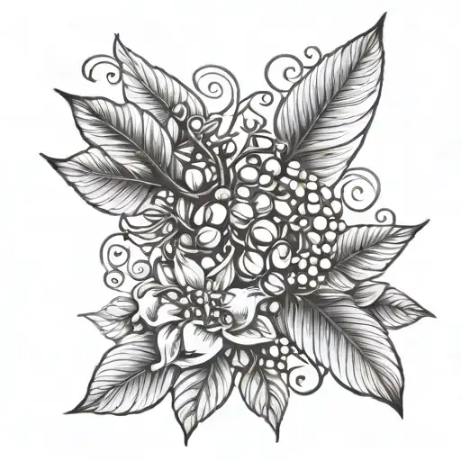 Lilac Wine tattoo design idea