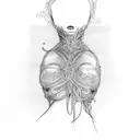 Elegant bondage tattoo design idea