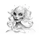 Elegant bondage tattoo design idea