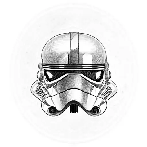 Star Wars Darth Revan Helmet tattoo design idea