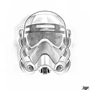 Star Wars Darth Revan Helmet tattoo design idea