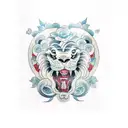 löwe  tattoo design idea