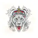 löwe  tattoo design idea