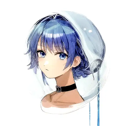 blue lock tattoo design idea