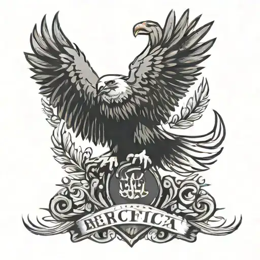 eagle Benfica 1904 tattoo design idea
