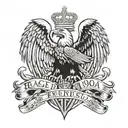 eagle Benfica 1904 written inside tattoo design idea