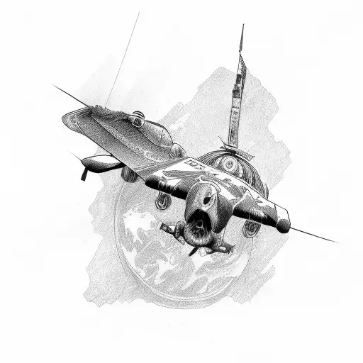 Triumph with skyline drive and tom petty tattoo design idea