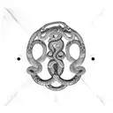 World Serpent tattoo design idea