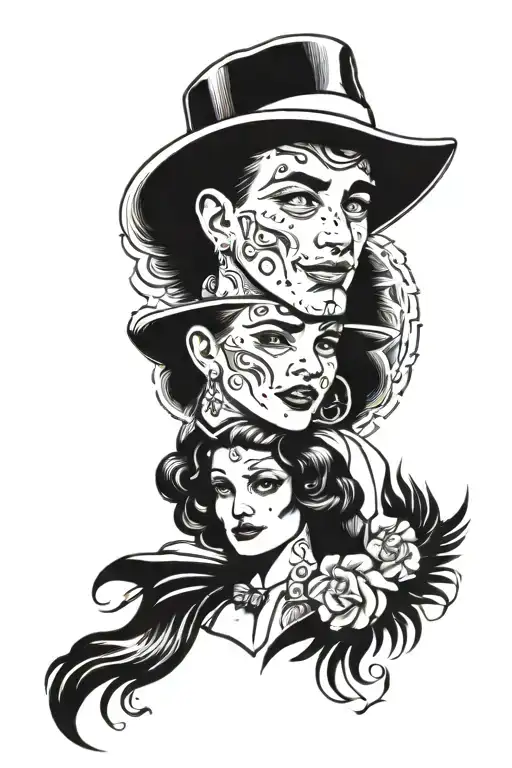 brother and sister tattoo tattoo design idea