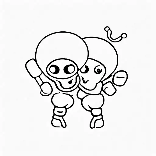  kickboxer tattoo design idea